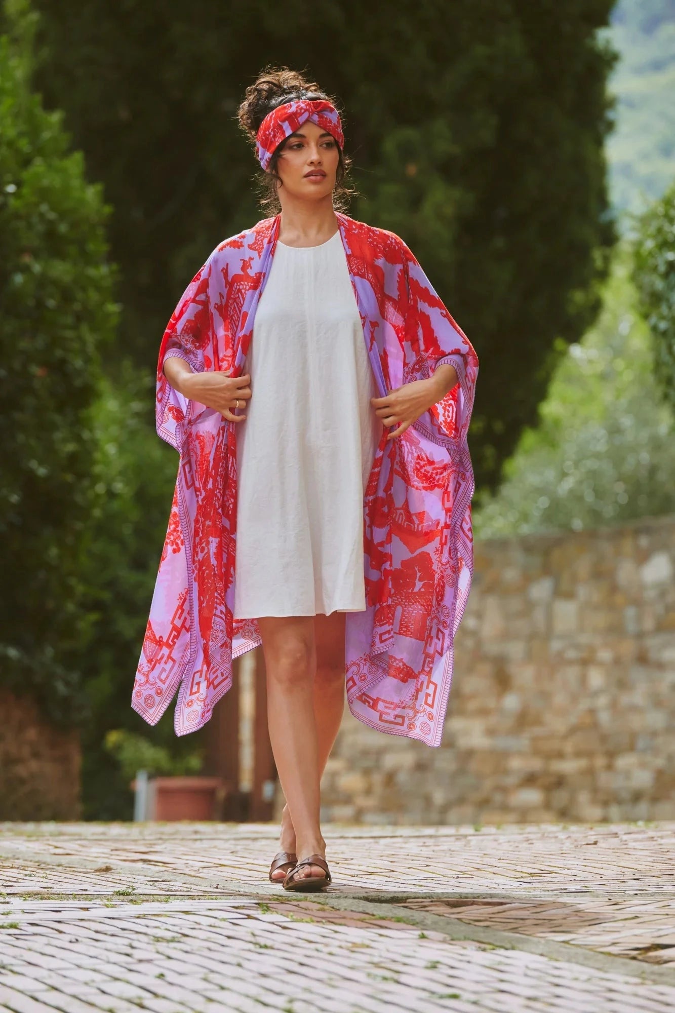 Throwover | Giant Willow | Violet Casual Kimonos One Hundred Stars 