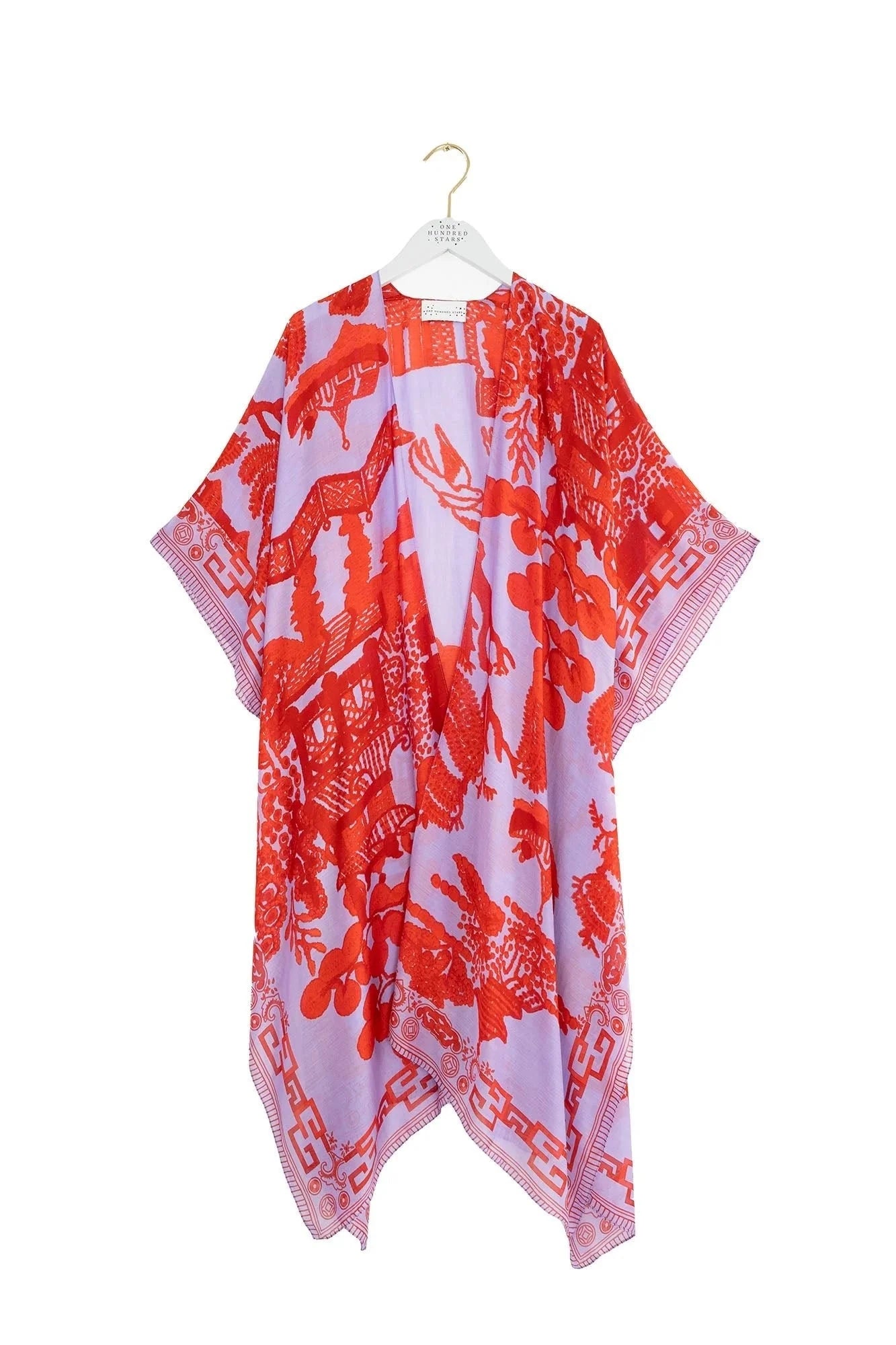 Throwover | Giant Willow | Violet Casual Kimonos One Hundred Stars 