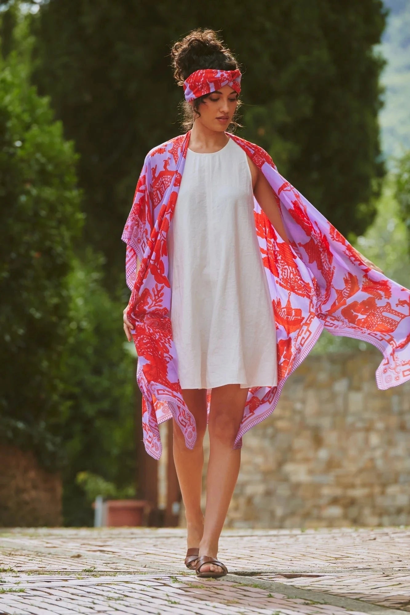 Throwover | Giant Willow | Violet Casual Kimonos One Hundred Stars 