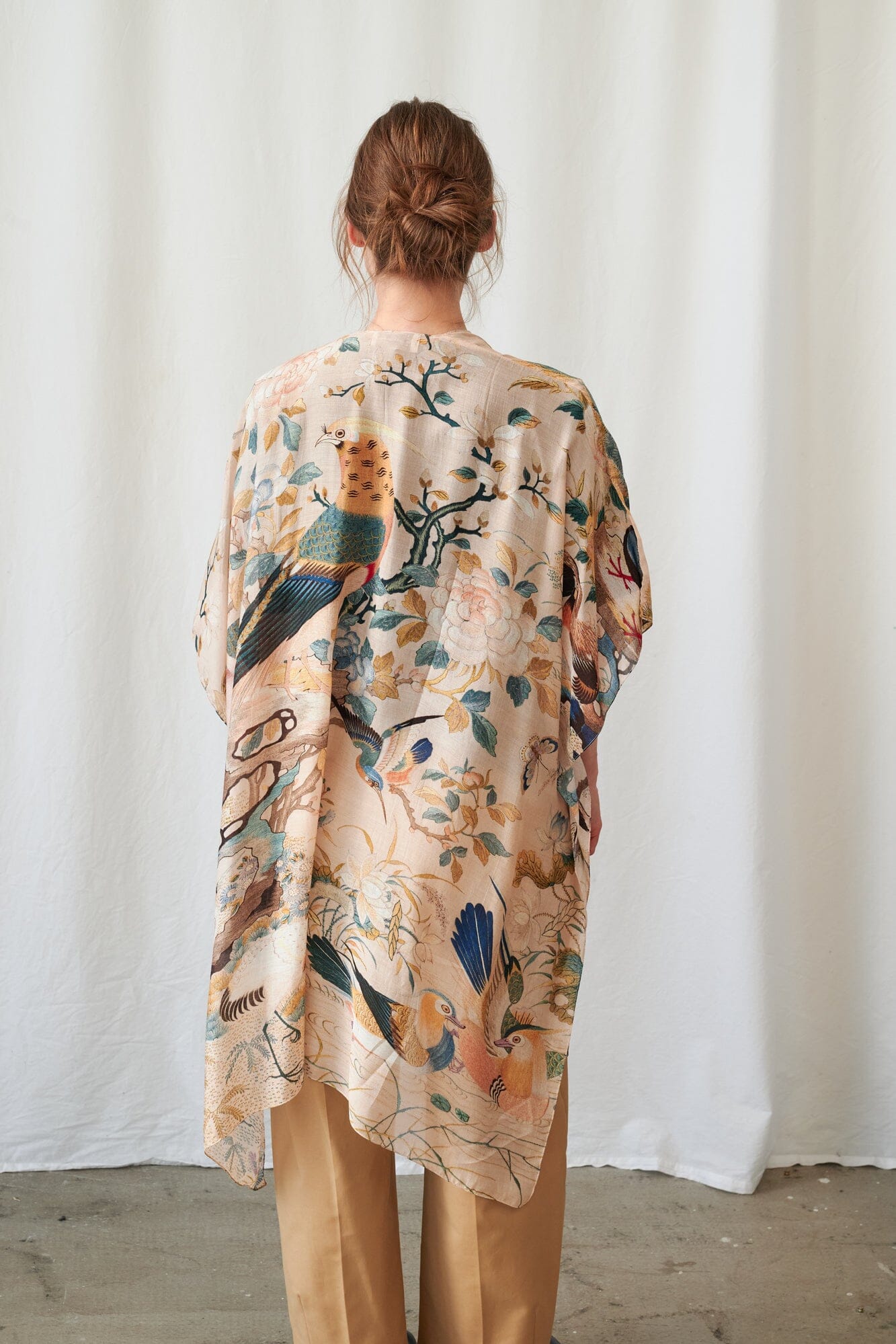 Throwover | Hummingbird | Nude Casual Kimonos One Hundred Stars 