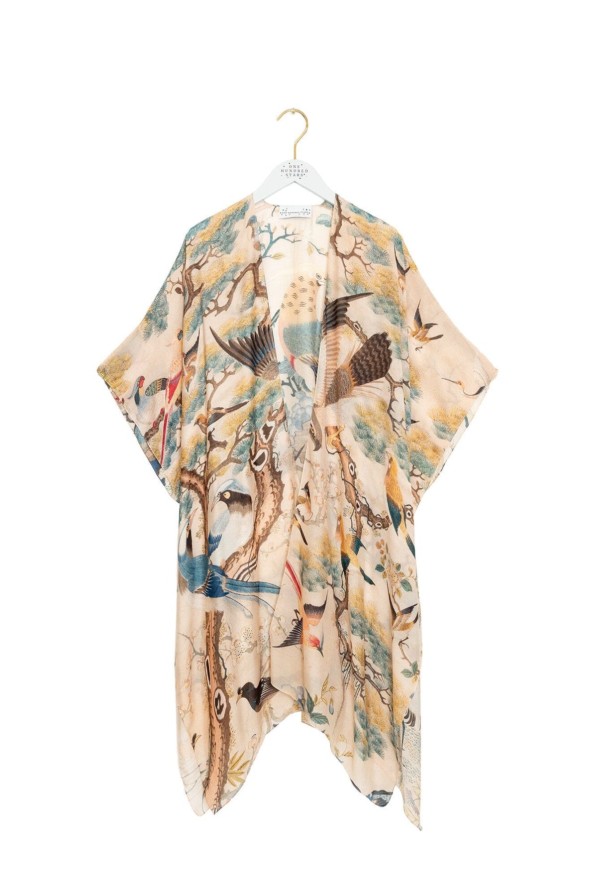 Throwover | Hummingbird | Nude Casual Kimonos One Hundred Stars 
