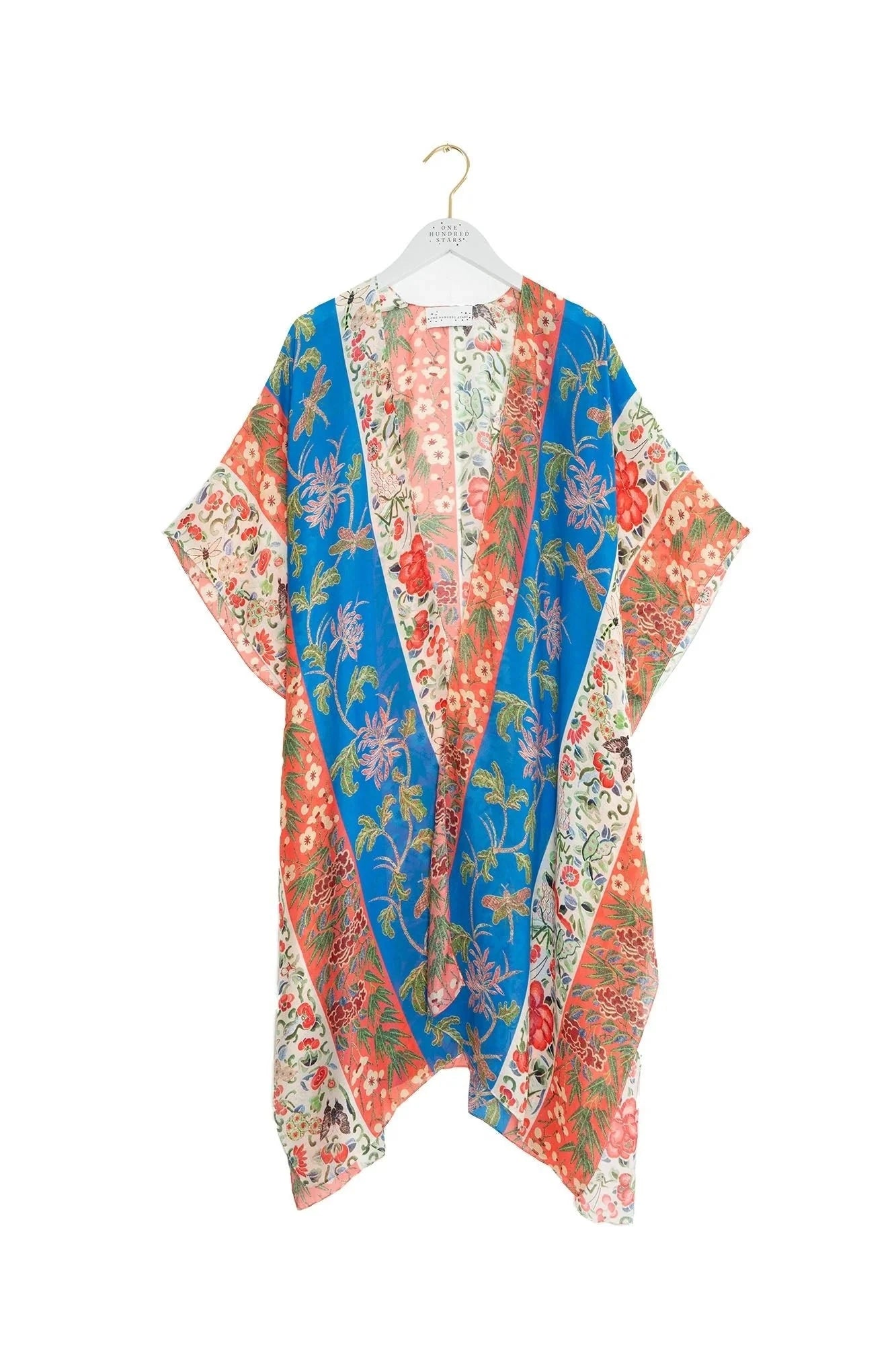Throwover | Ribbons | Cobalt Casual Kimonos One Hundred Stars 