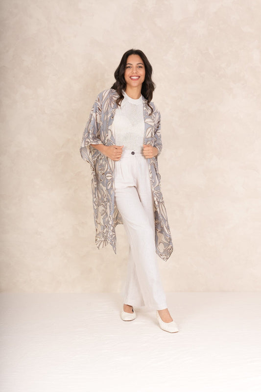 Throwover | Sphinx | Grey Casual Kimonos One Hundred Stars 