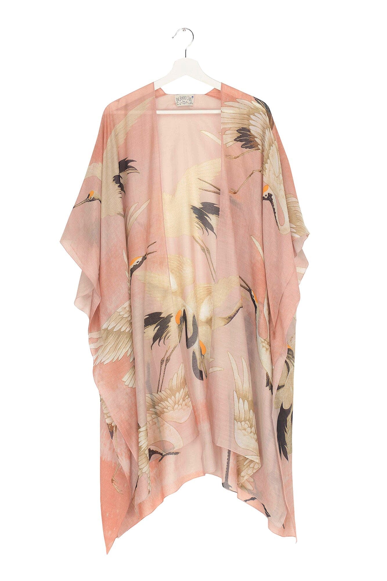 Throwover | Stork | Plaster Pink Casual Kimonos One Hundred Stars 