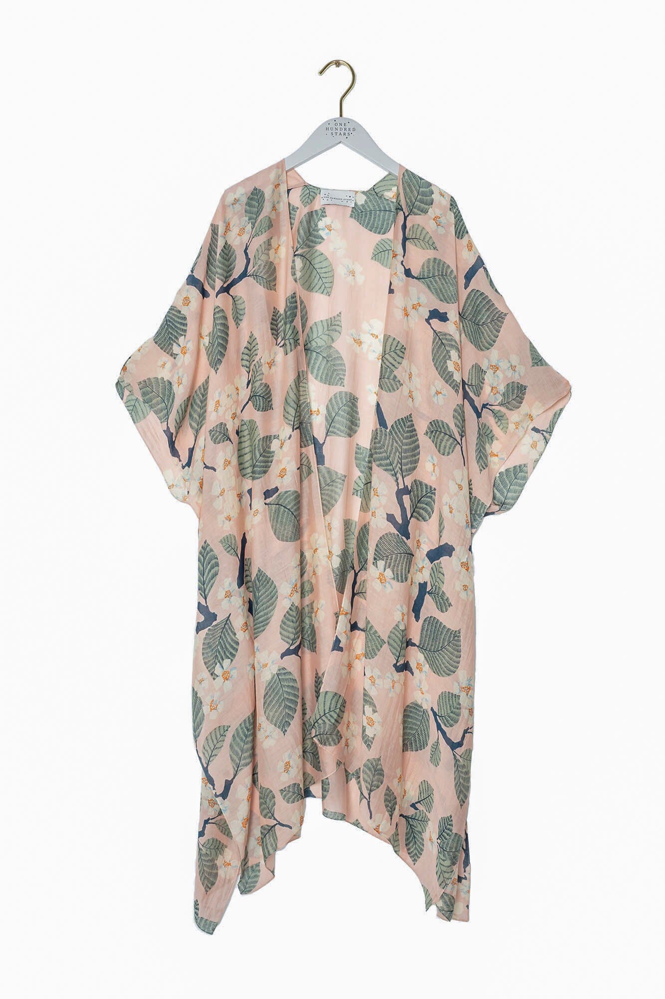 Throwover | Tree Blossom | Pink Casual Kimonos One Hundred Stars 