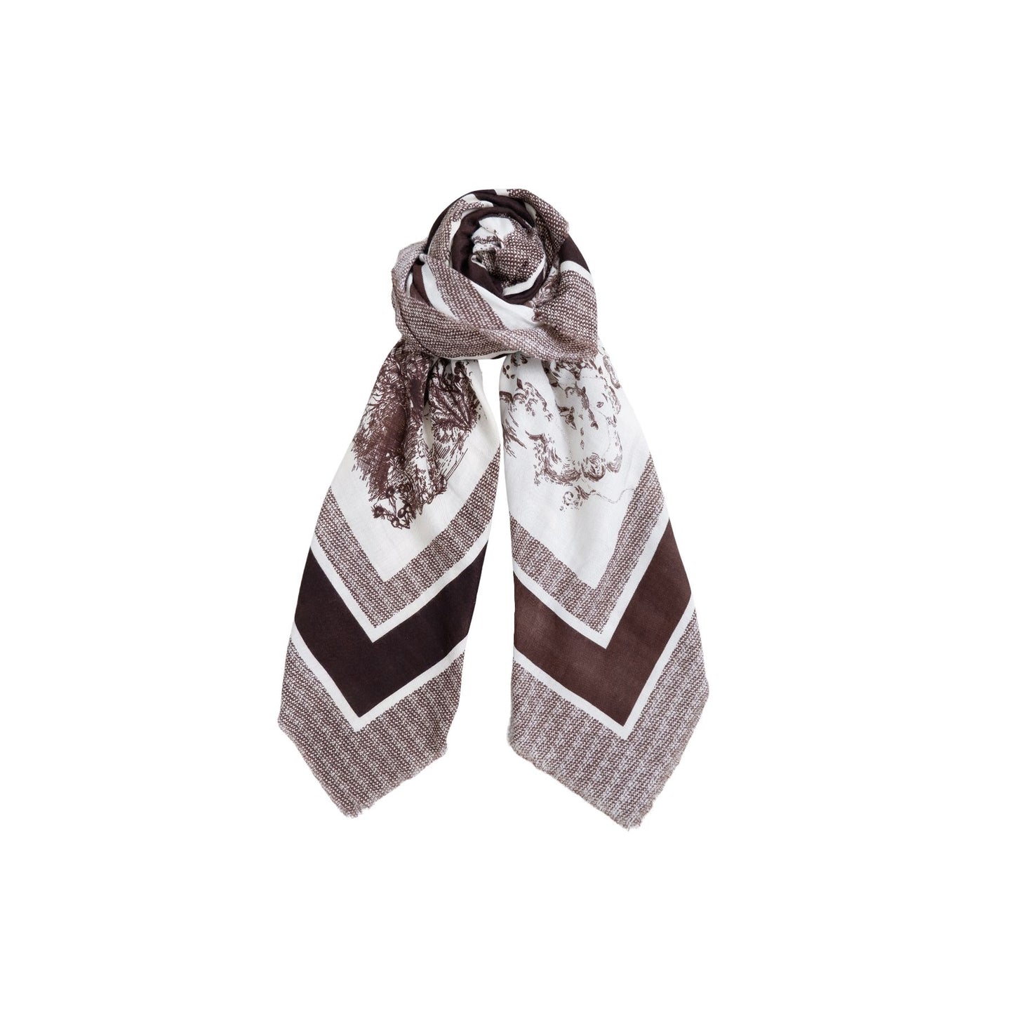 Tita Scarf | 2 Colours Scarves Black Colour 
