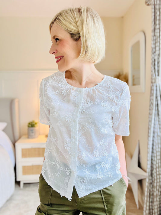 Tolax Top | Cloud Dancer Shirts & Tops Pieces 