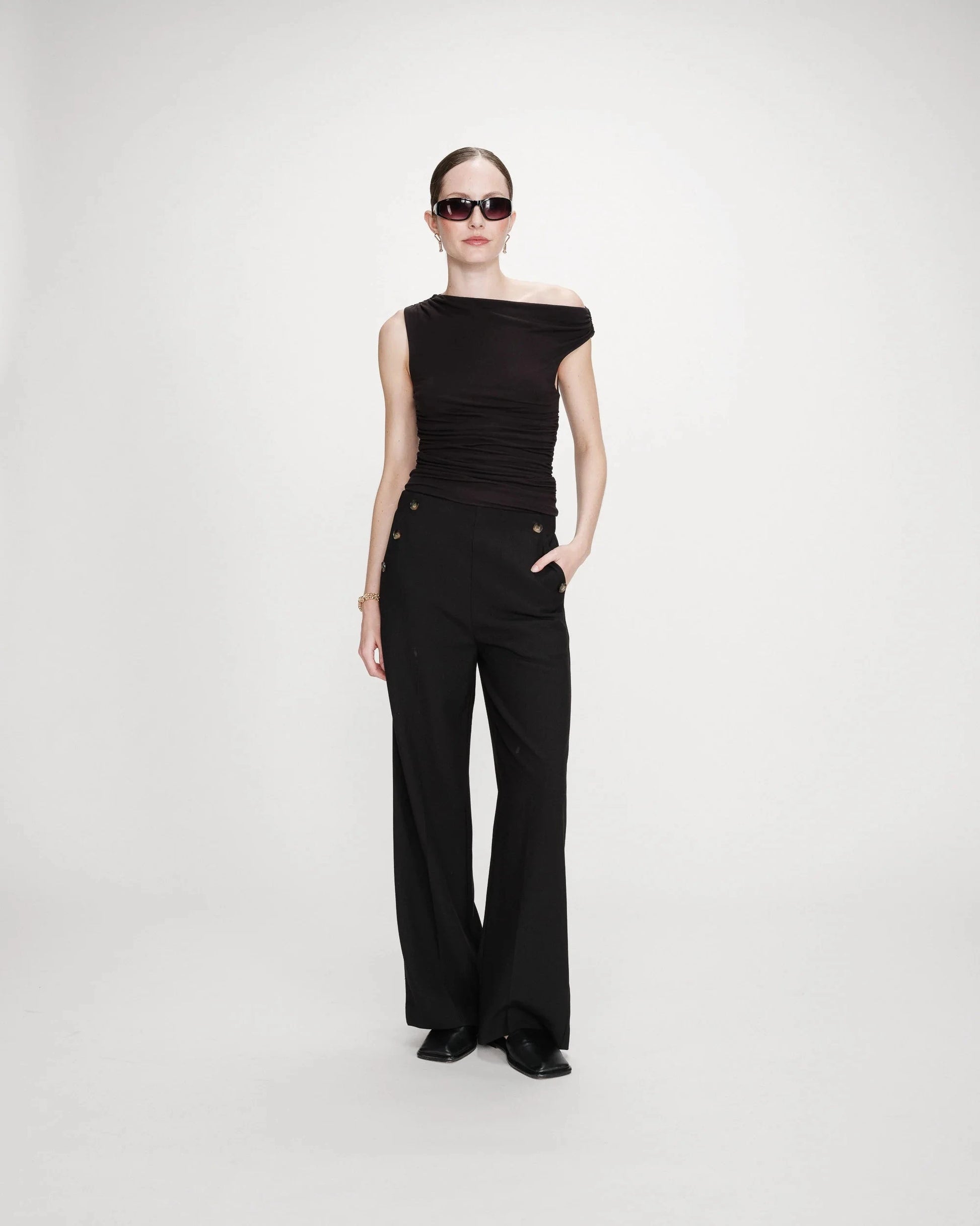 Valigny Pants | Black Pants Grace and Mila 
