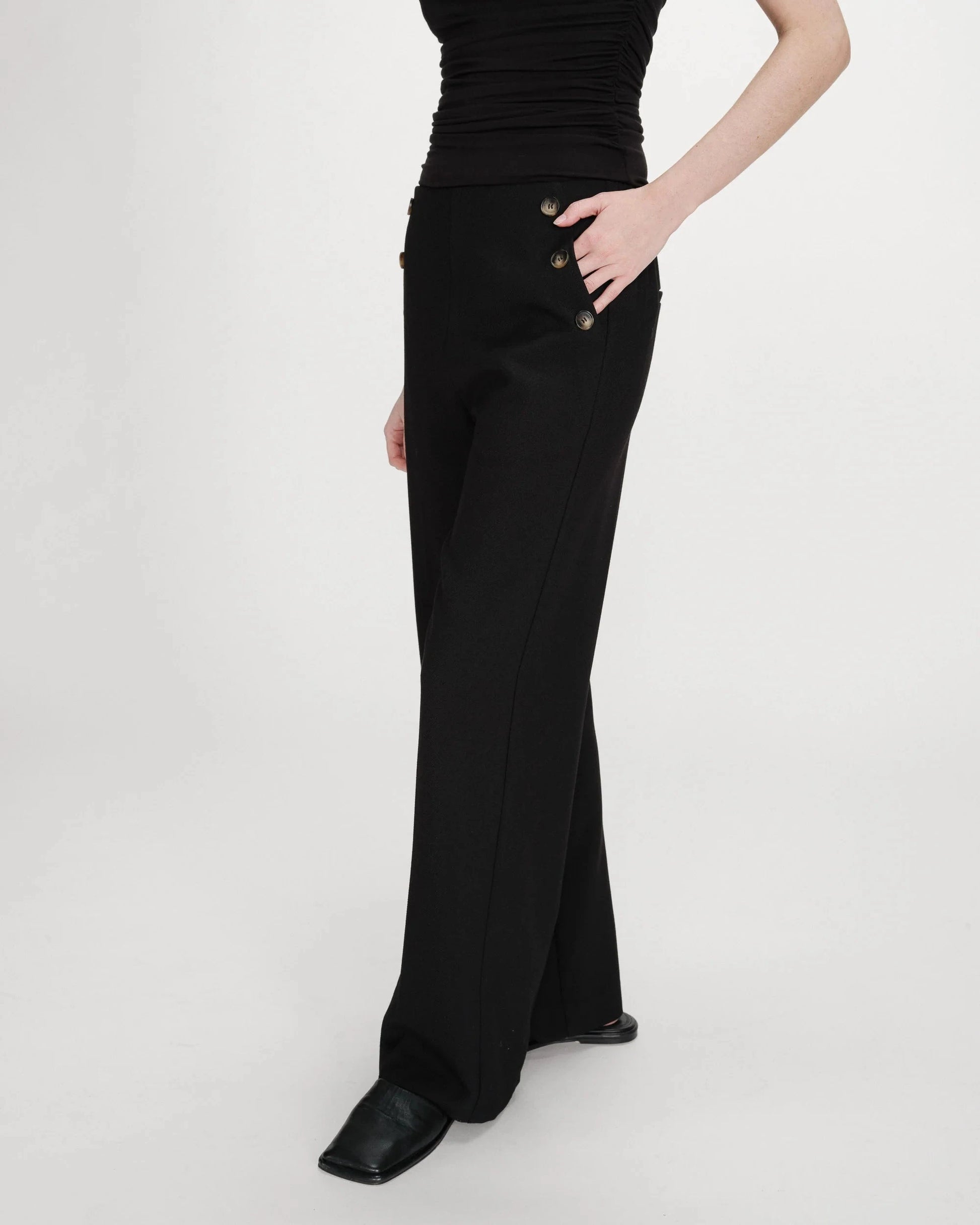 Valigny Pants | Black Pants Grace and Mila 