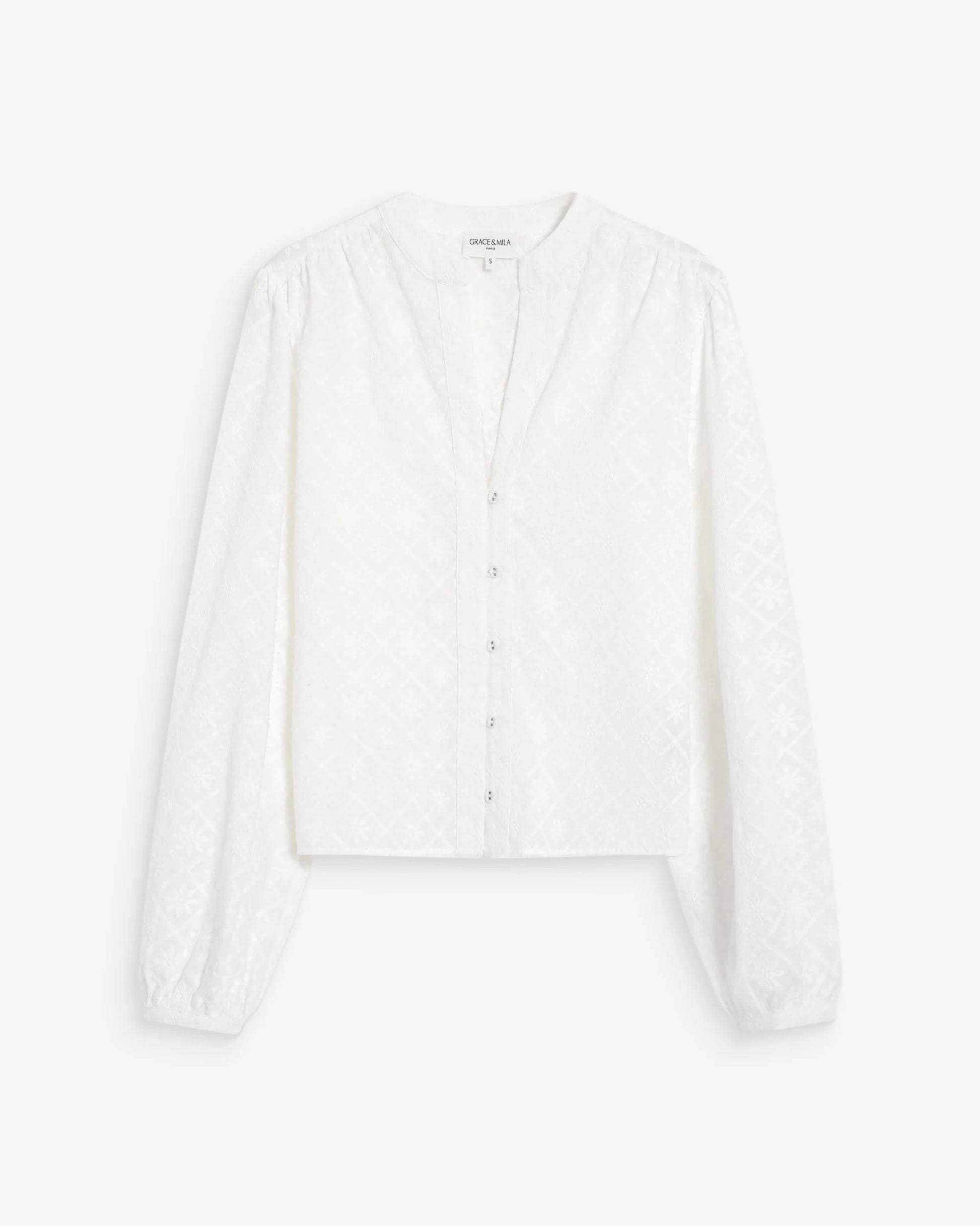 Vandita Blouse | Ivory Blouse Grace and Mila 