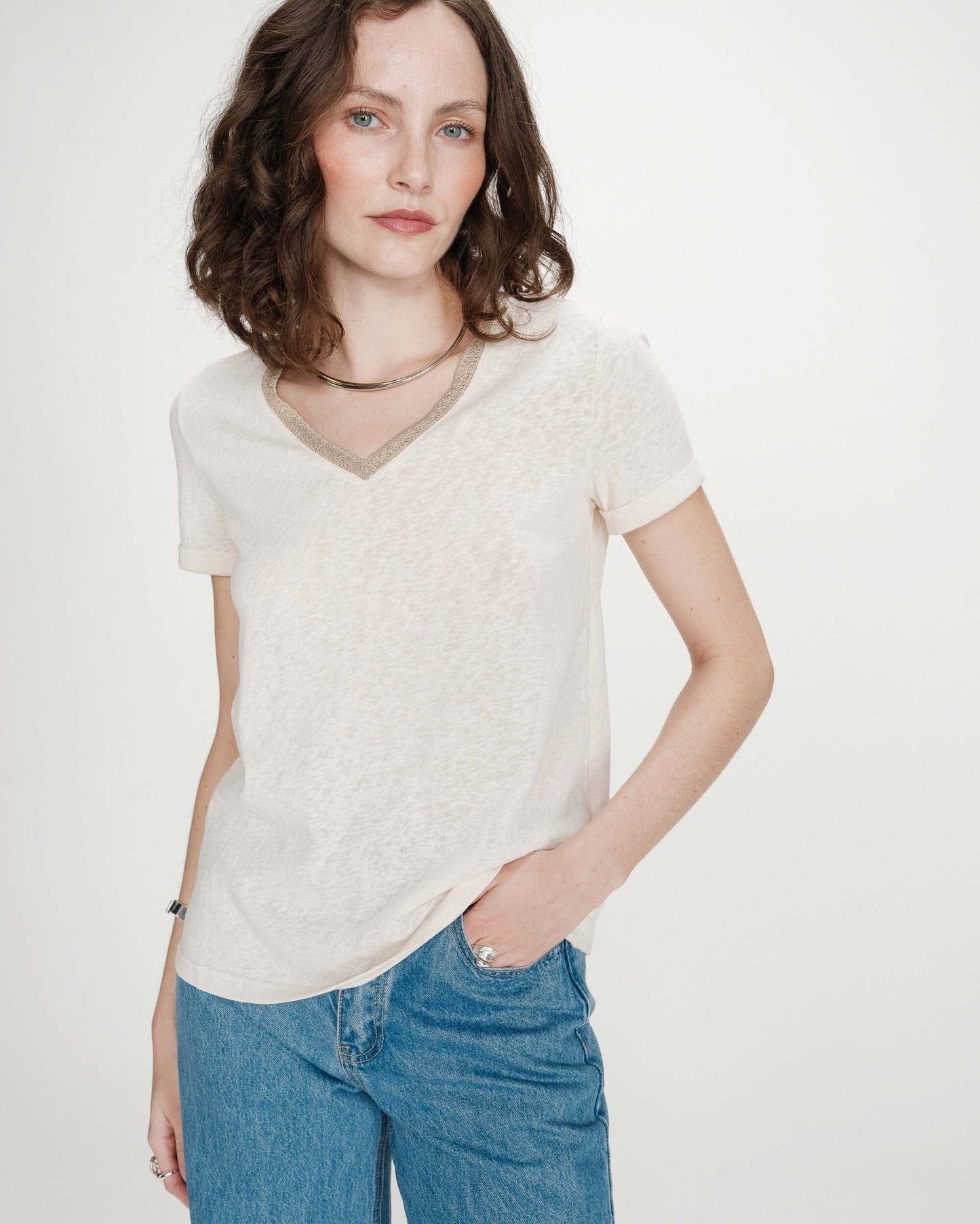 Vasco T Shirt | Almond Top Grace and Mila 