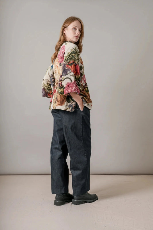 Velvet Jacket | Primula | Stone Kimonos One Hundred Stars 