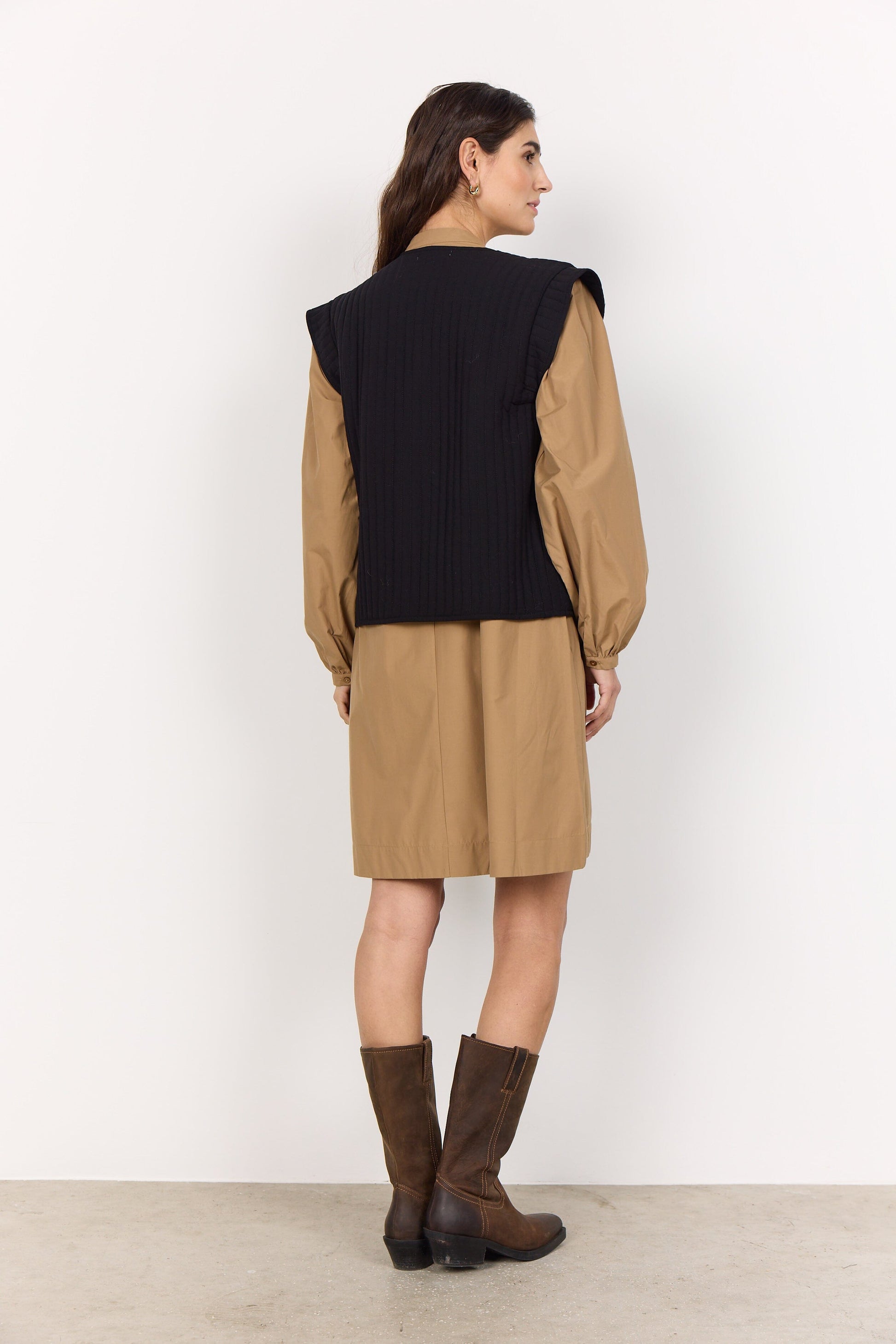 Verna Waistcoat | Black Waistcoat Soya Concept 