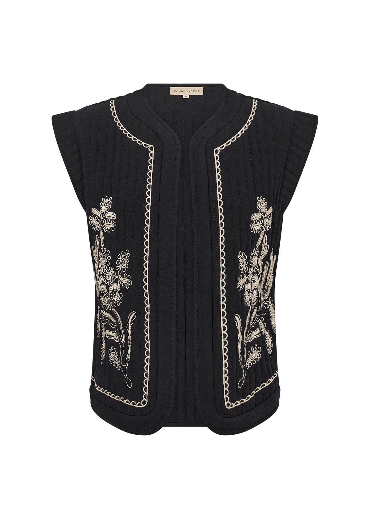 Verna Waistcoat | Black Waistcoat Soya Concept 