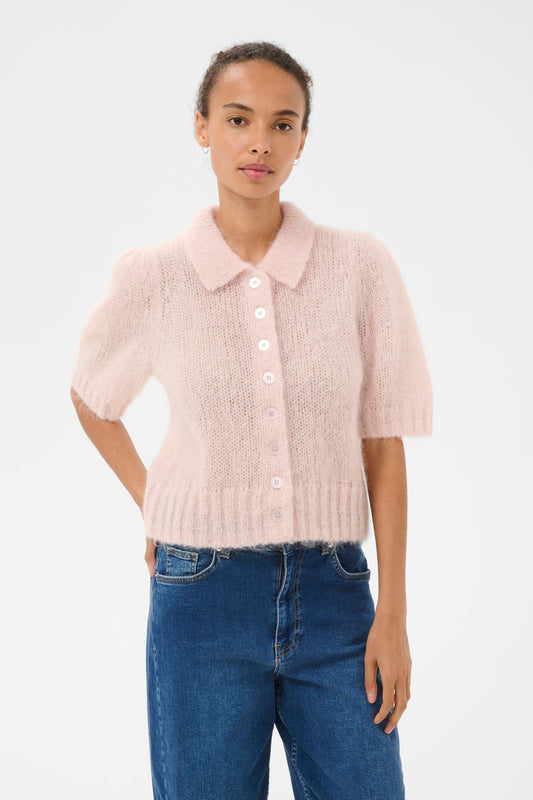 Vernoni Cardigan | Mauve Chalk Knitwear Part Two 