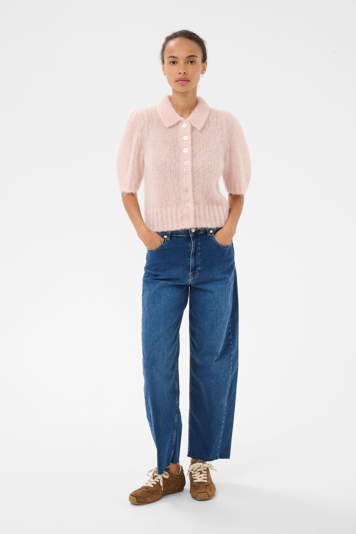 Vernoni Cardigan | Mauve Chalk Knitwear Part Two 