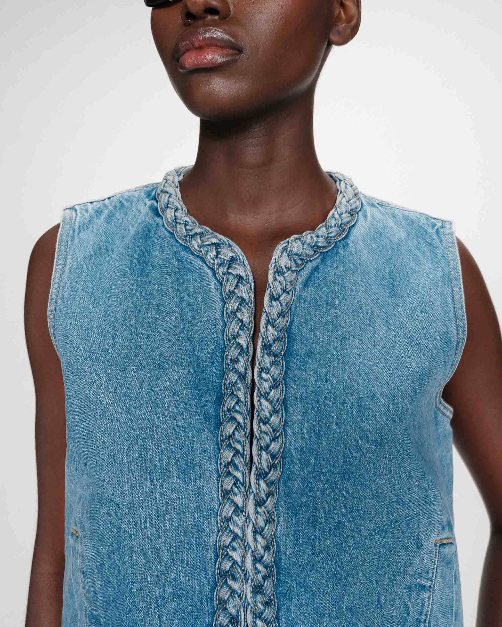 Verona Waistcoat | Light Blue Waistcoat Grace and Mila 