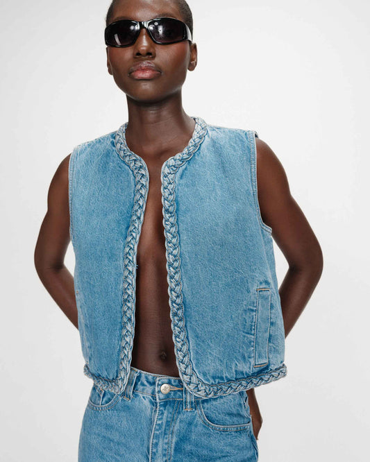 Verona Waistcoat | Light Blue Waistcoat Grace and Mila 