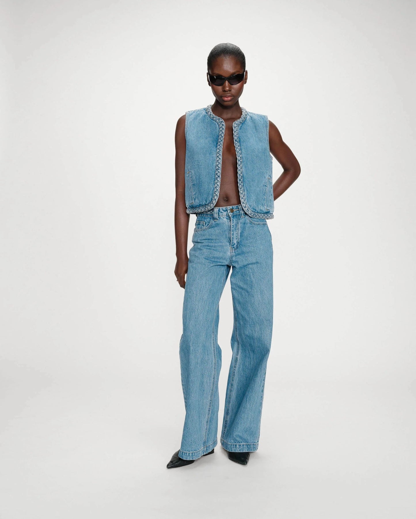 Verona Waistcoat | Light Blue Waistcoat Grace and Mila 