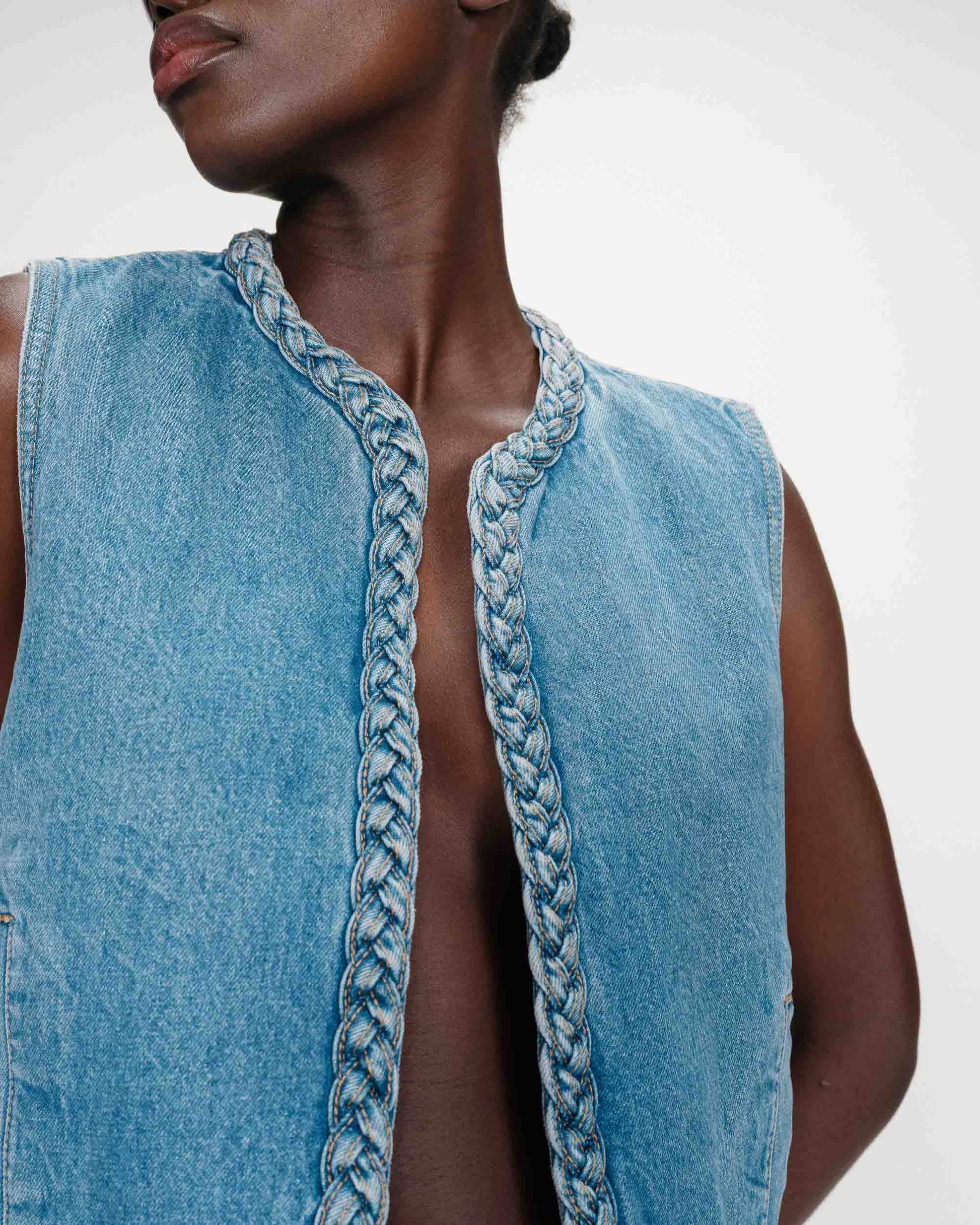 Verona Waistcoat | Light Blue Waistcoat Grace and Mila 