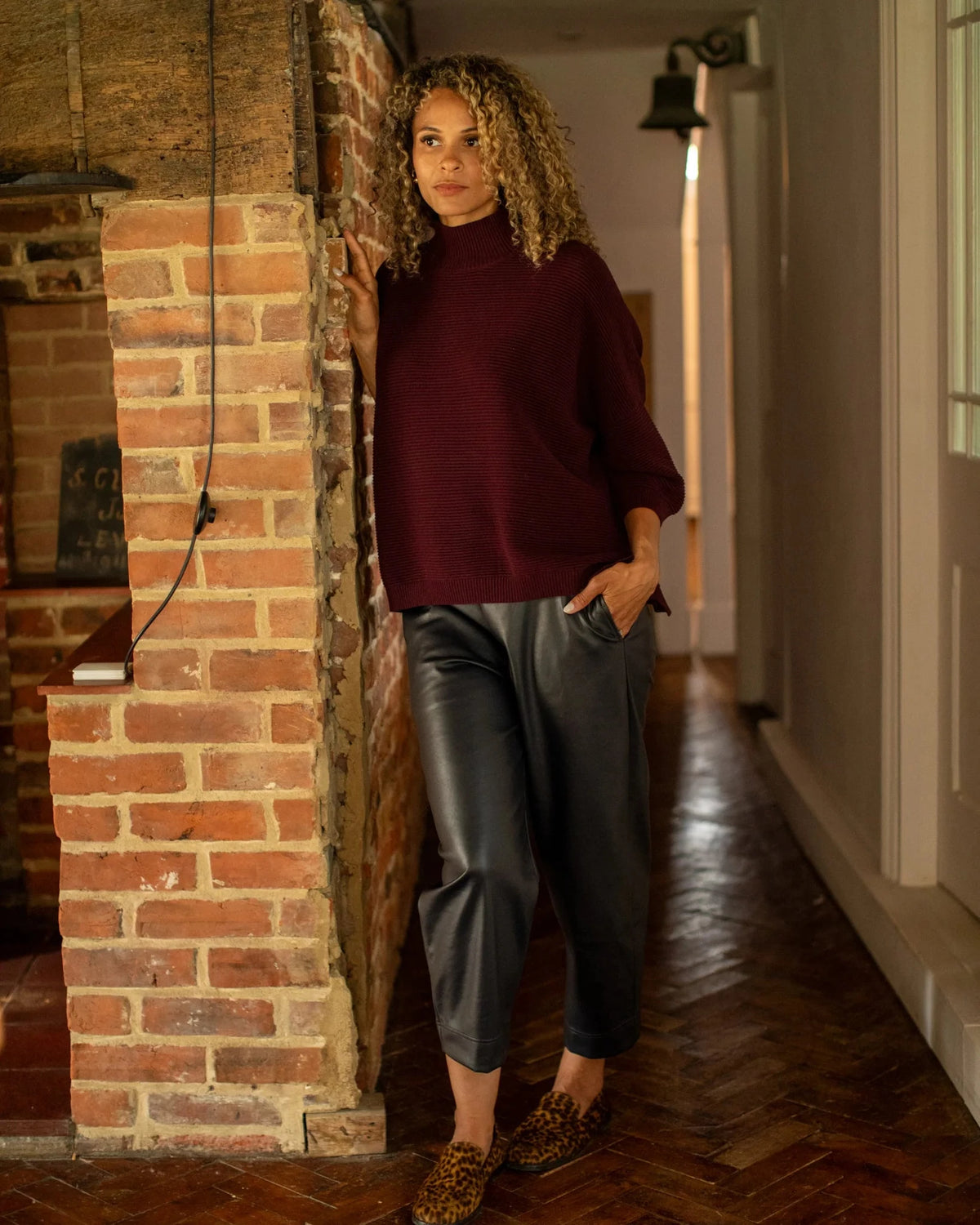 Vicki Jumper | Merlot Shirts & Tops Chalk 