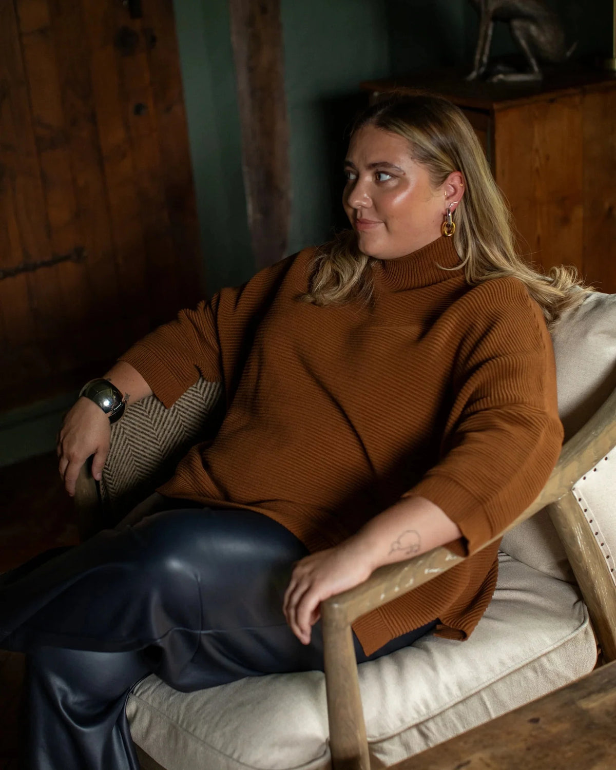 Vicki Jumper | Tobacco Shirts & Tops Chalk 