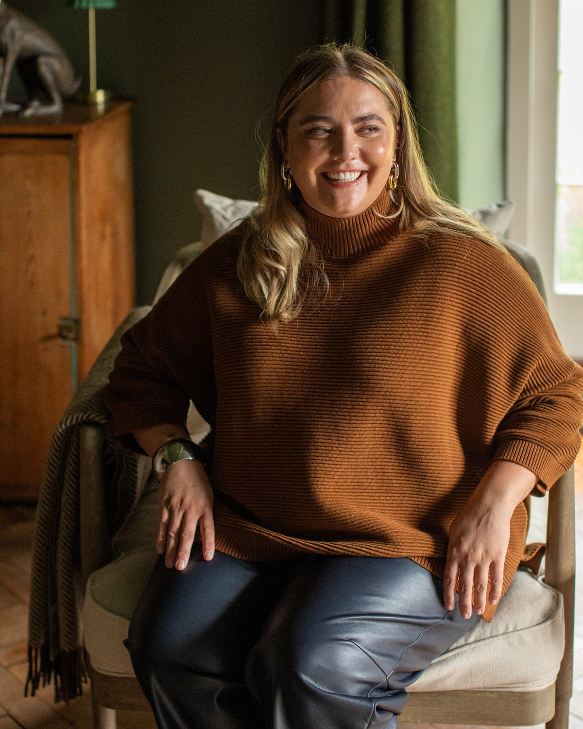 Vicki Jumper | Tobacco Shirts & Tops Chalk 