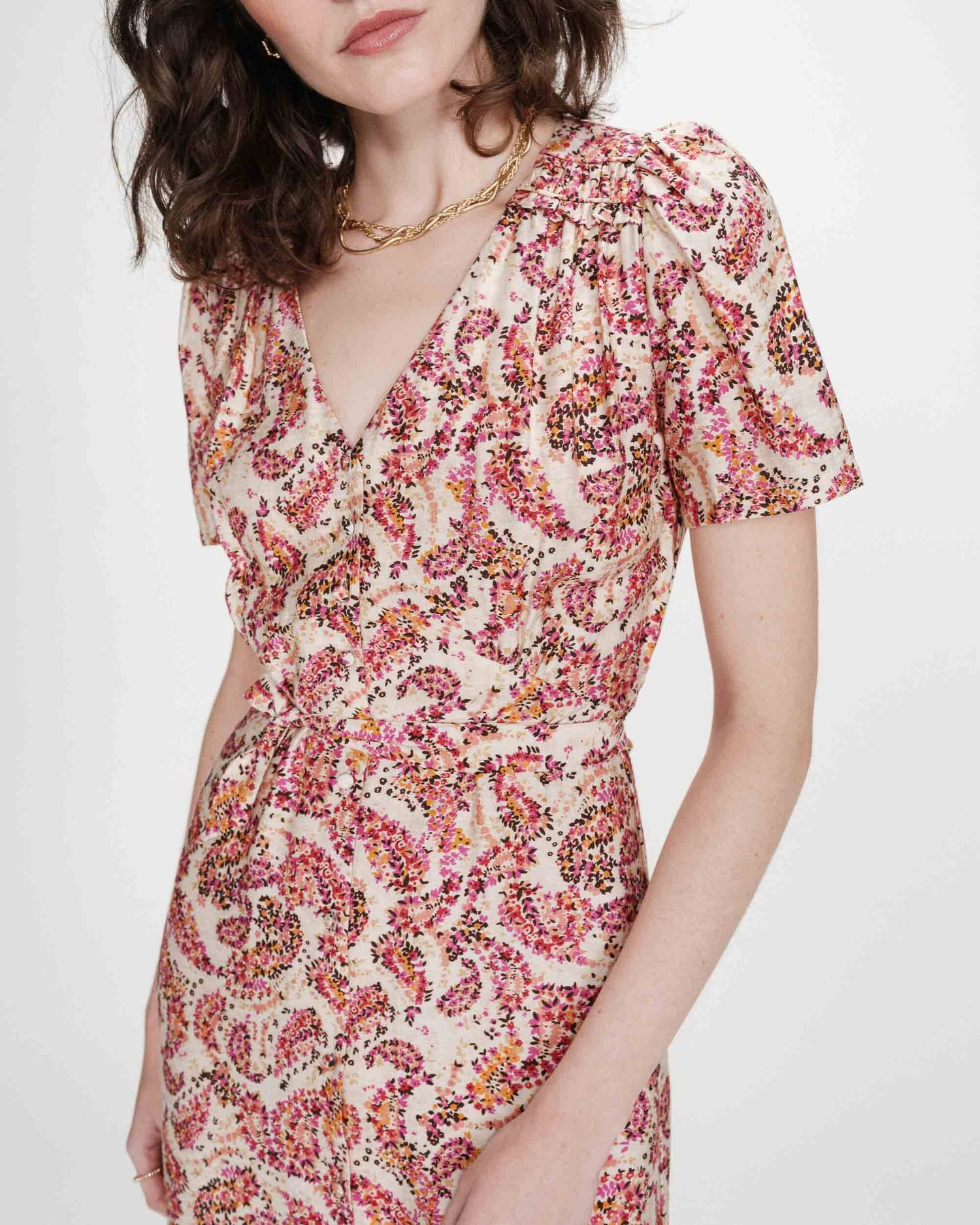 Victoire | Peach Dress Grace and Mila 