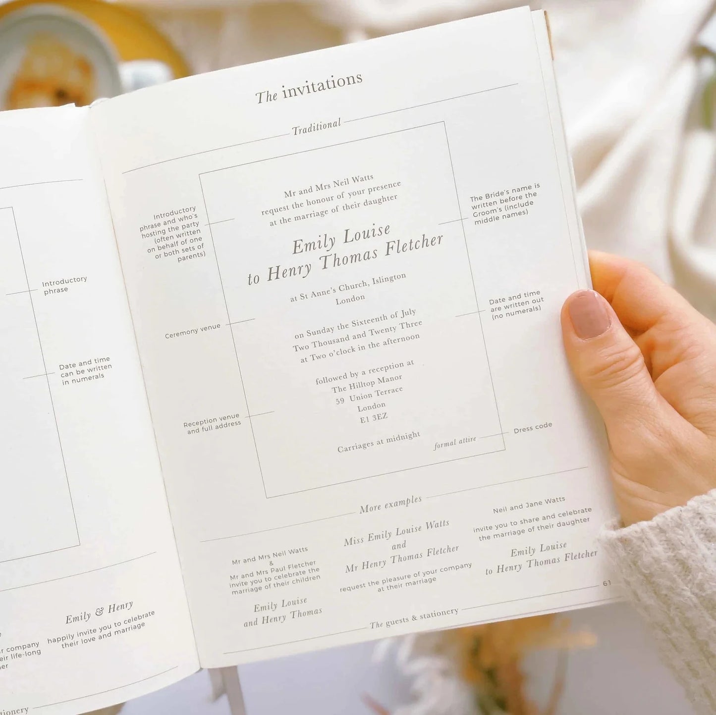 Wedding Planner | Ivory Stationery Blush and Gold 