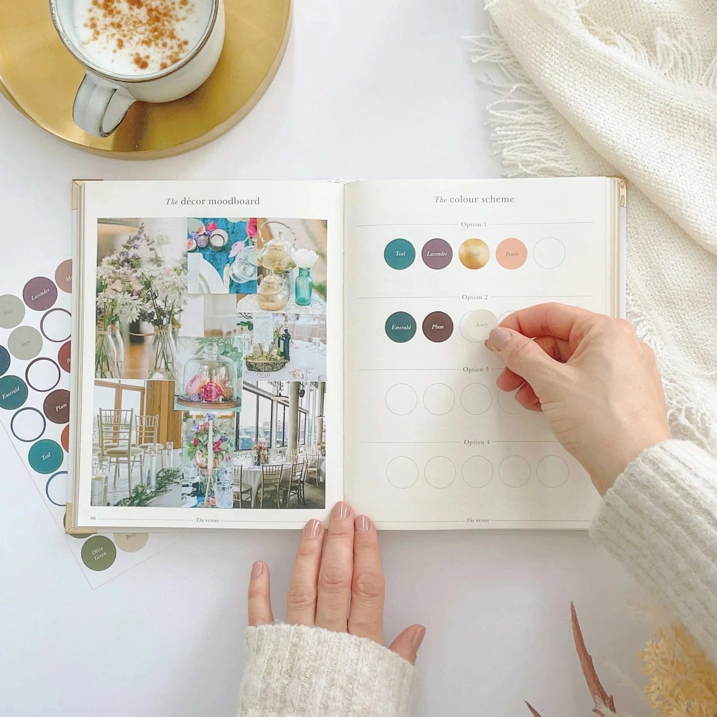 Wedding Planner | Ivory Stationery Blush and Gold 