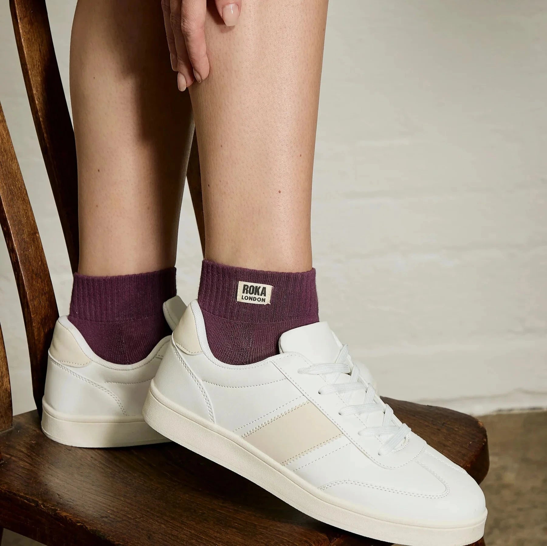 Wembley Cotton Socks | Berry Socks Roka 