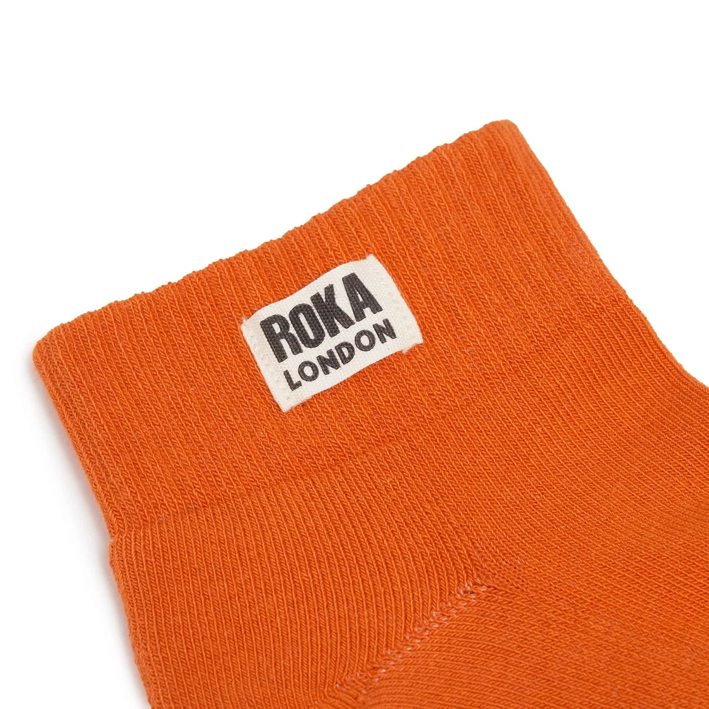 Wembley Cotton Socks | Burnt Orange Socks Roka 