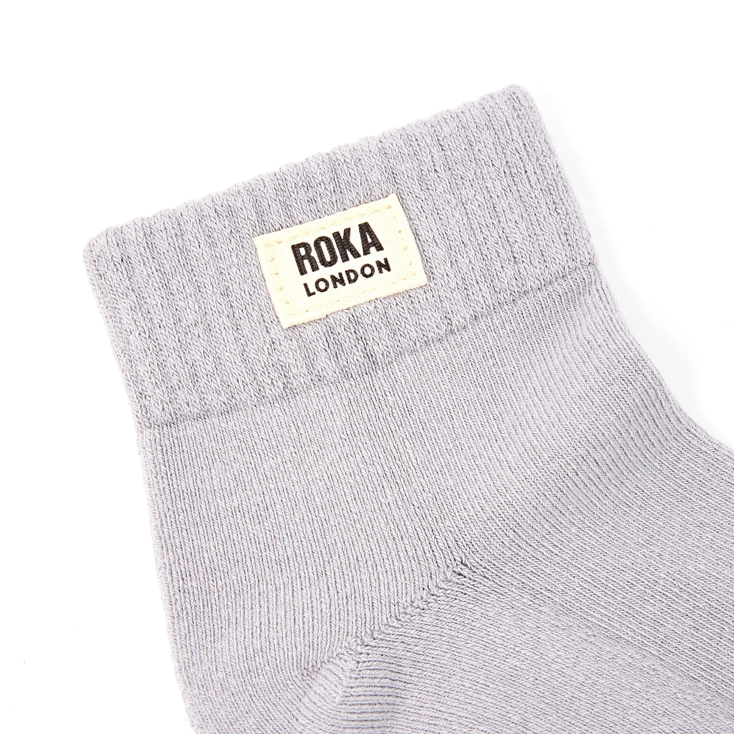 Wembley Cotton Socks | Dove Grey Socks Roka 