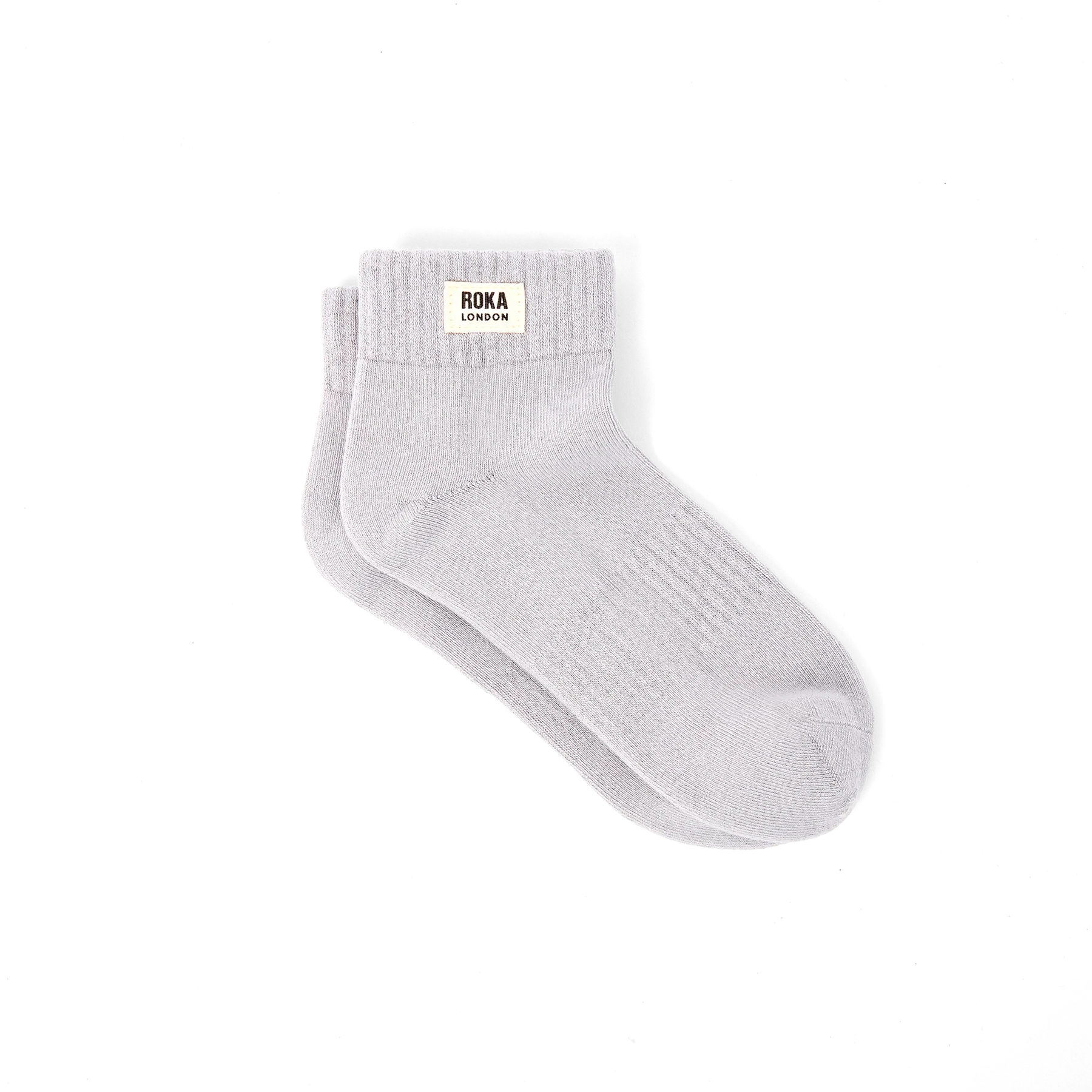 Wembley Cotton Socks | Dove Grey Socks Roka 