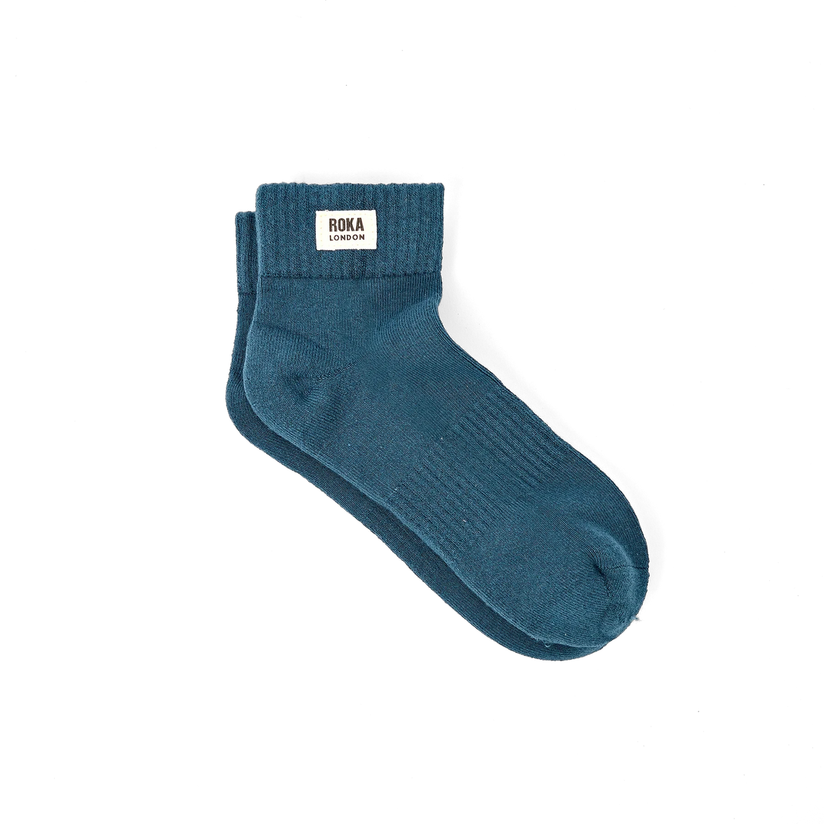 Wembley Cotton Socks | Lagoon Blue Socks Roka 
