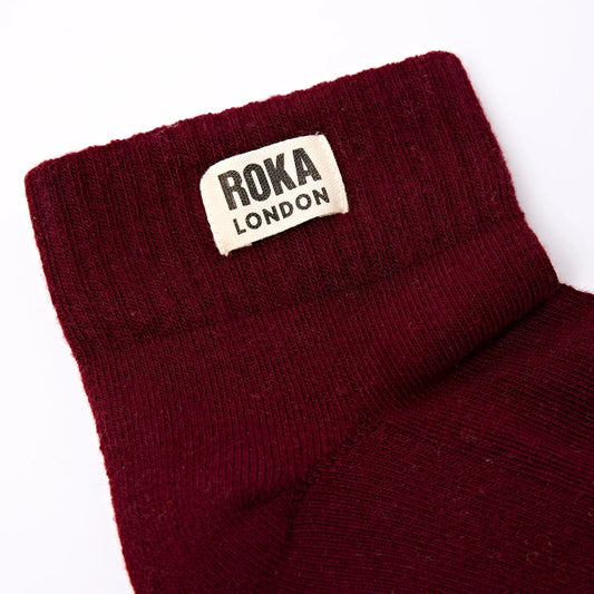 Wembley Cotton Socks | Plum Socks Roka 