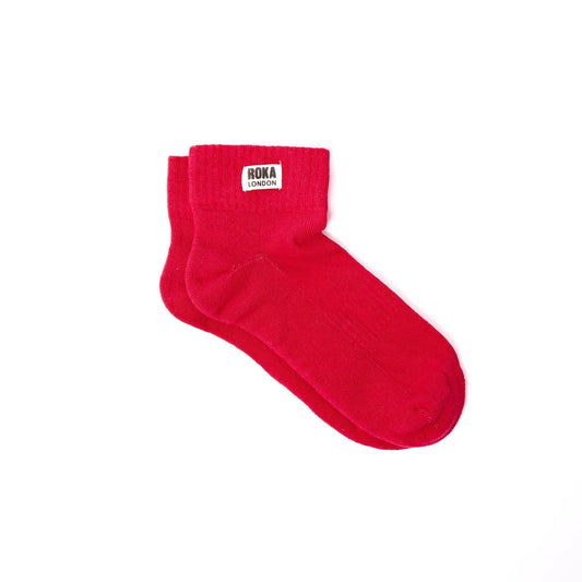 Wembley Cotton Socks | Scarlet Socks Roka 