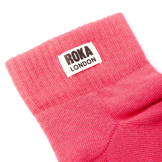 Wembley Cotton Socks | Sugar Coral Socks Roka 
