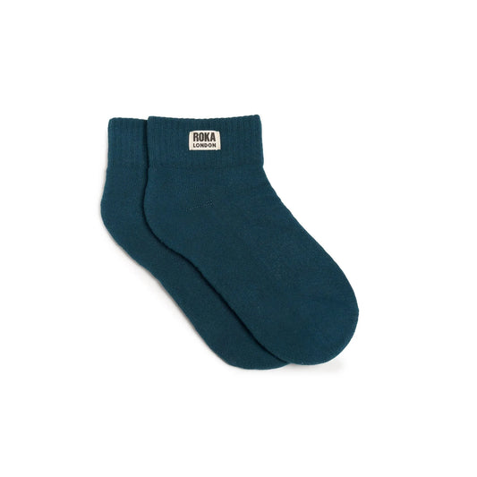 Wembley Cotton Socks | Teal Socks Roka 