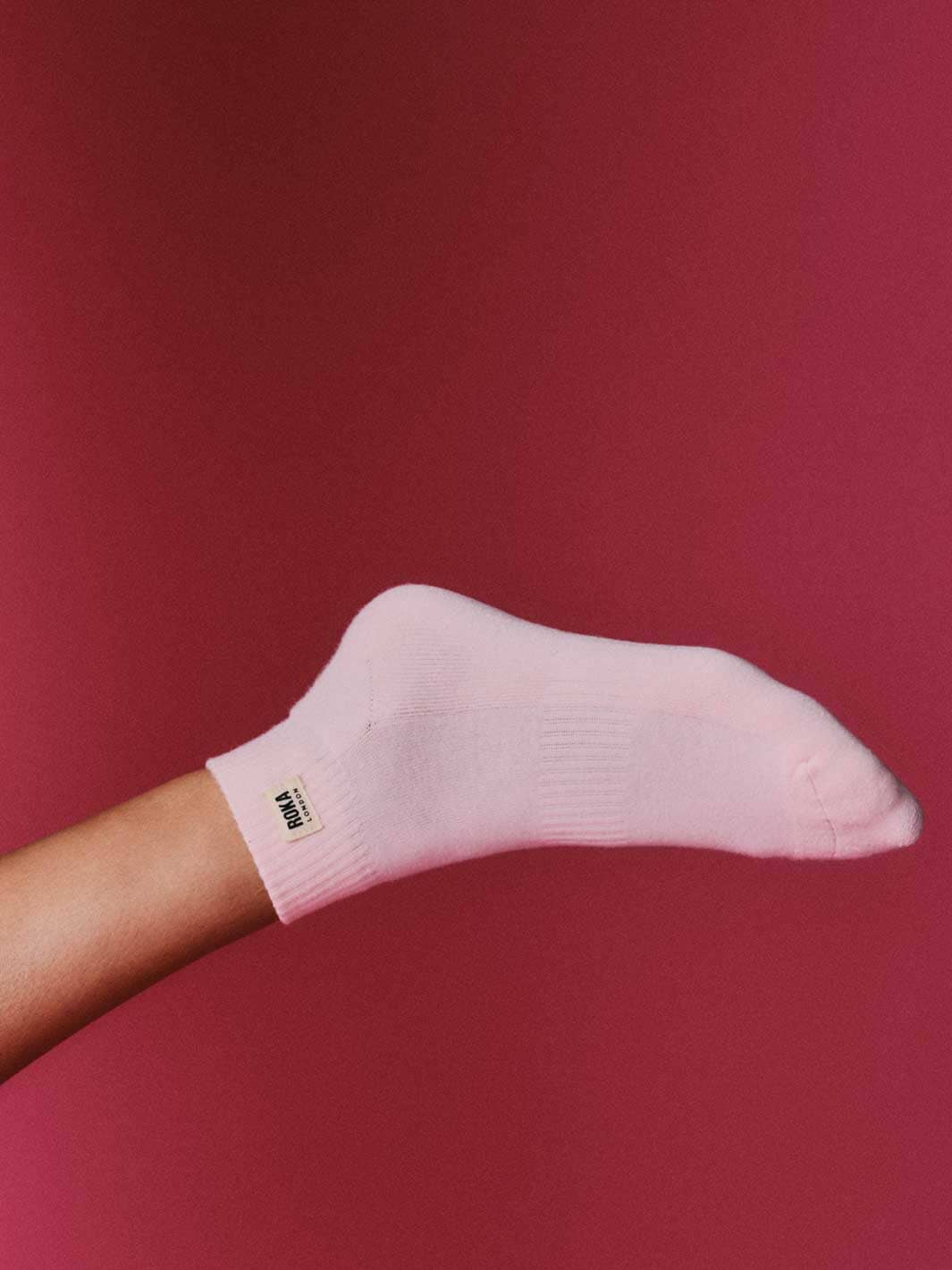 Wembley Cotton Socks | Transcendant Pink Socks Roka 