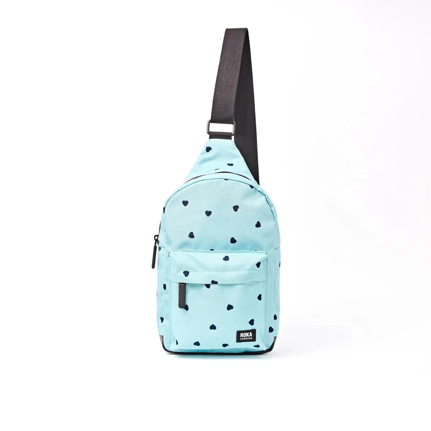 Willesden B Large Recycled Canvas | Heart Print Backpacks Roka 