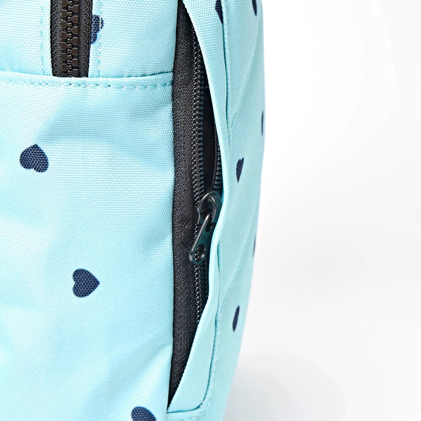 Willesden B Large Recycled Canvas | Heart Print Backpacks Roka 