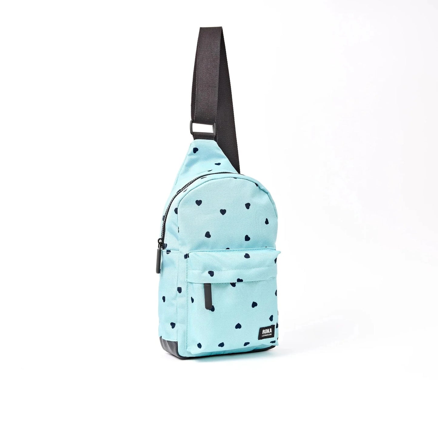 Willesden B Large Recycled Canvas | Heart Print Backpacks Roka 