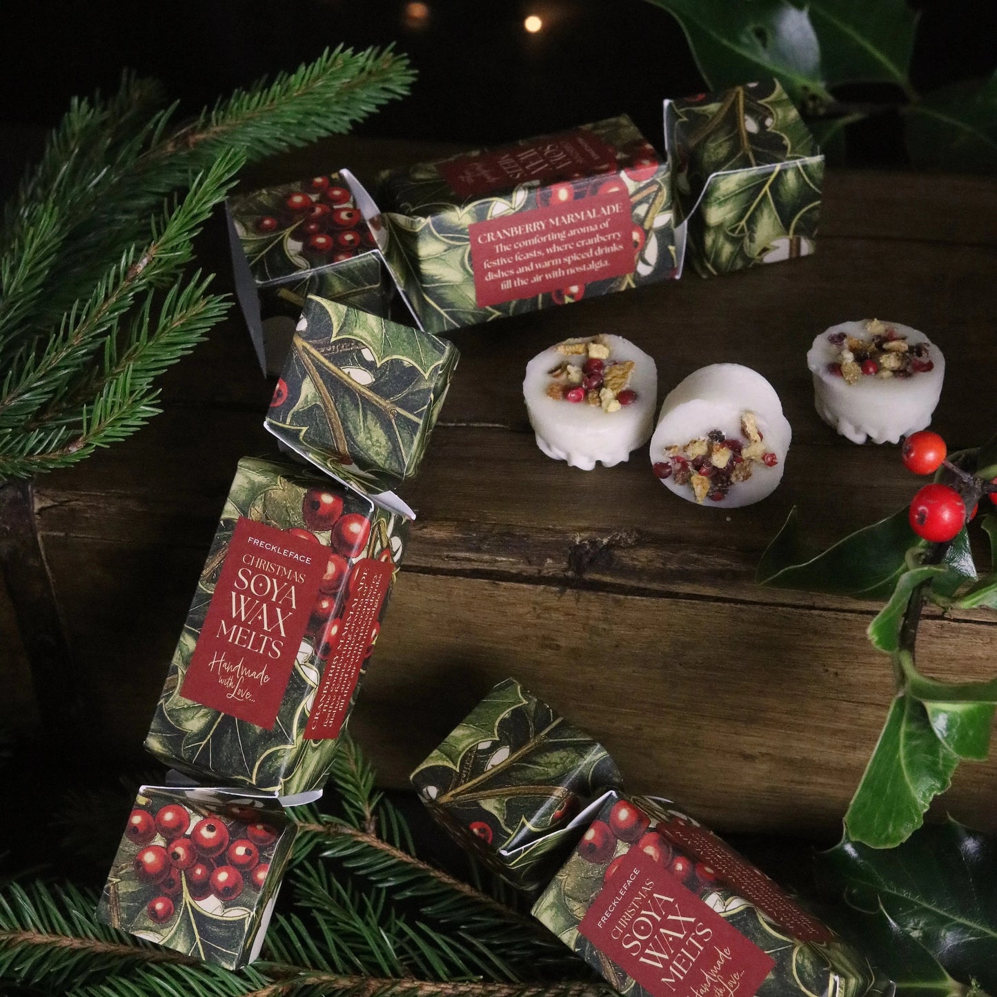 Winterberry Wax Melt | Christmas Cracker Wax Melts Freckleface 