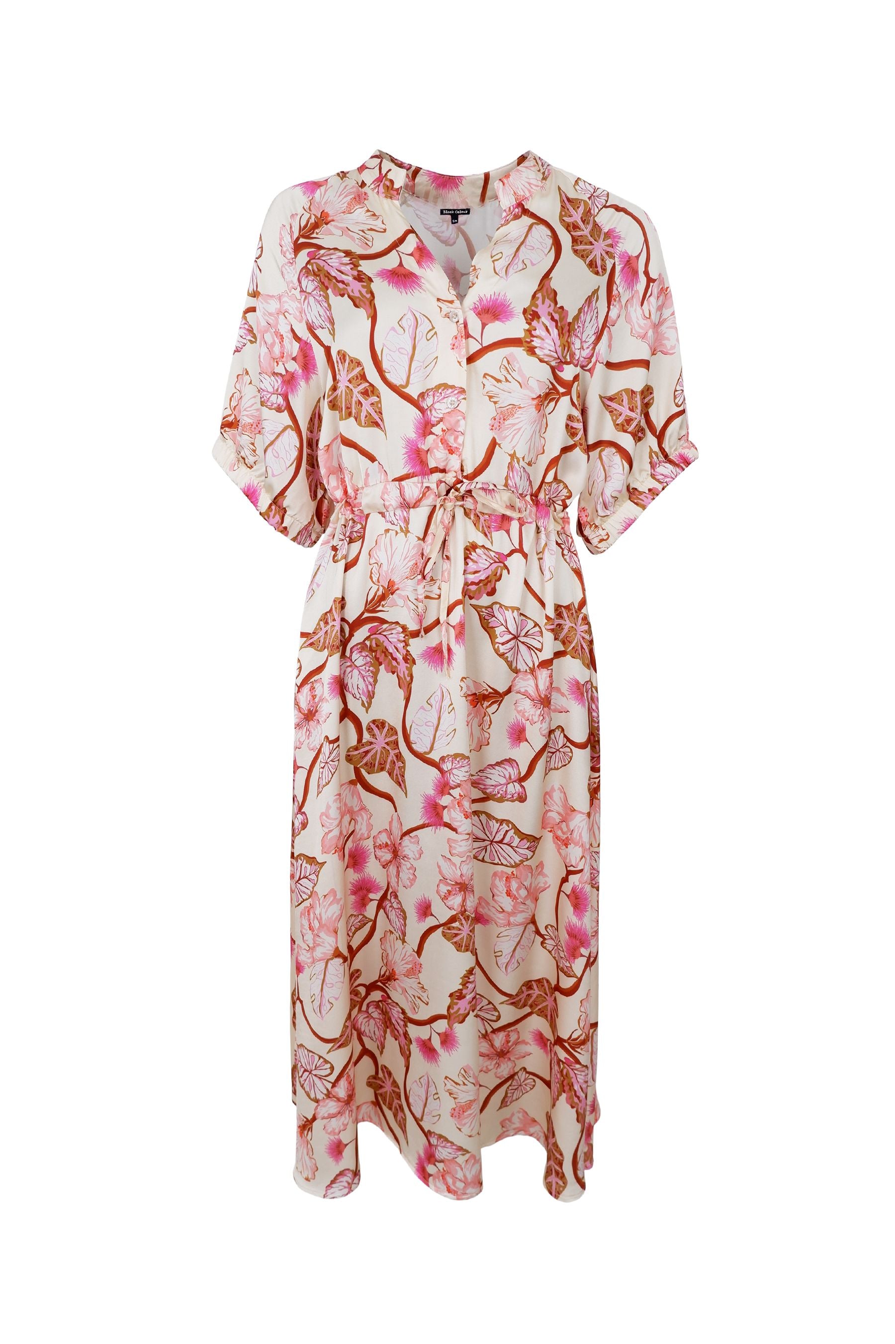 Zelene Raglan Dress | Coral Dresses Black Colour 