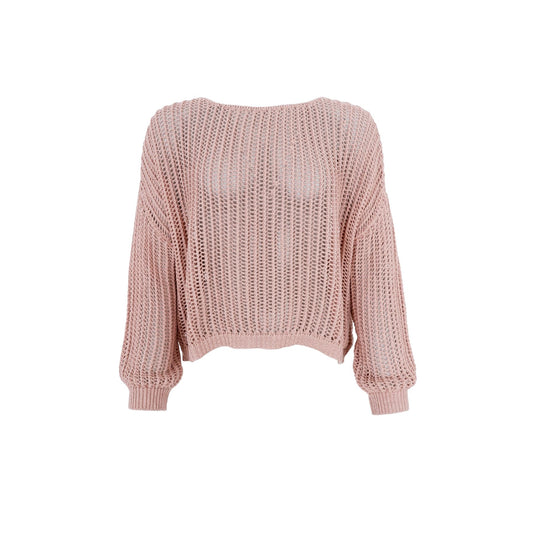 Zelina Knit Jumper | Pale Rose Shirts & Tops Black Colour 