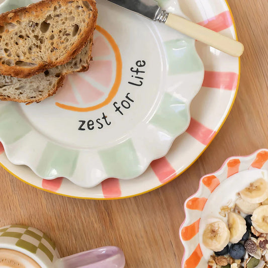 Zest for Life Grapefruit Plate Plate Caroline Gardner 