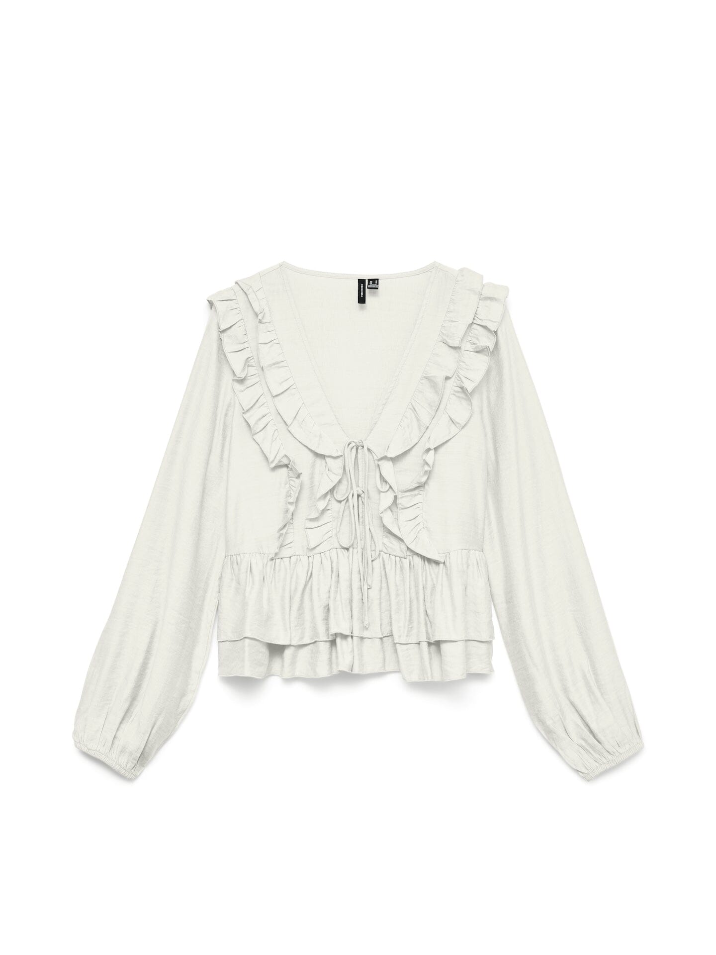 Zoey Flounce Top | Snow White Blouse Vero Moda 