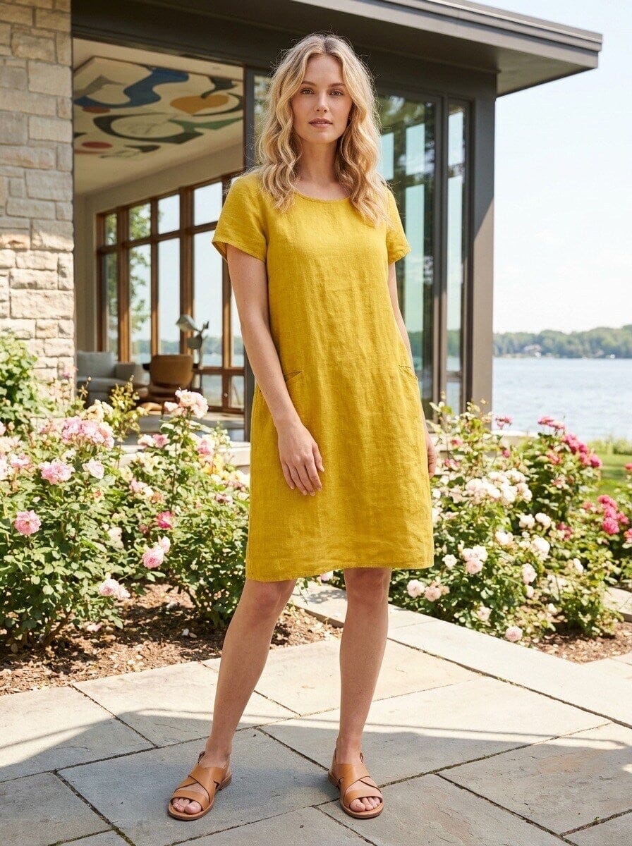 Zosia Dress | Multiple Colours Dress Parisienne Collection Mustard 