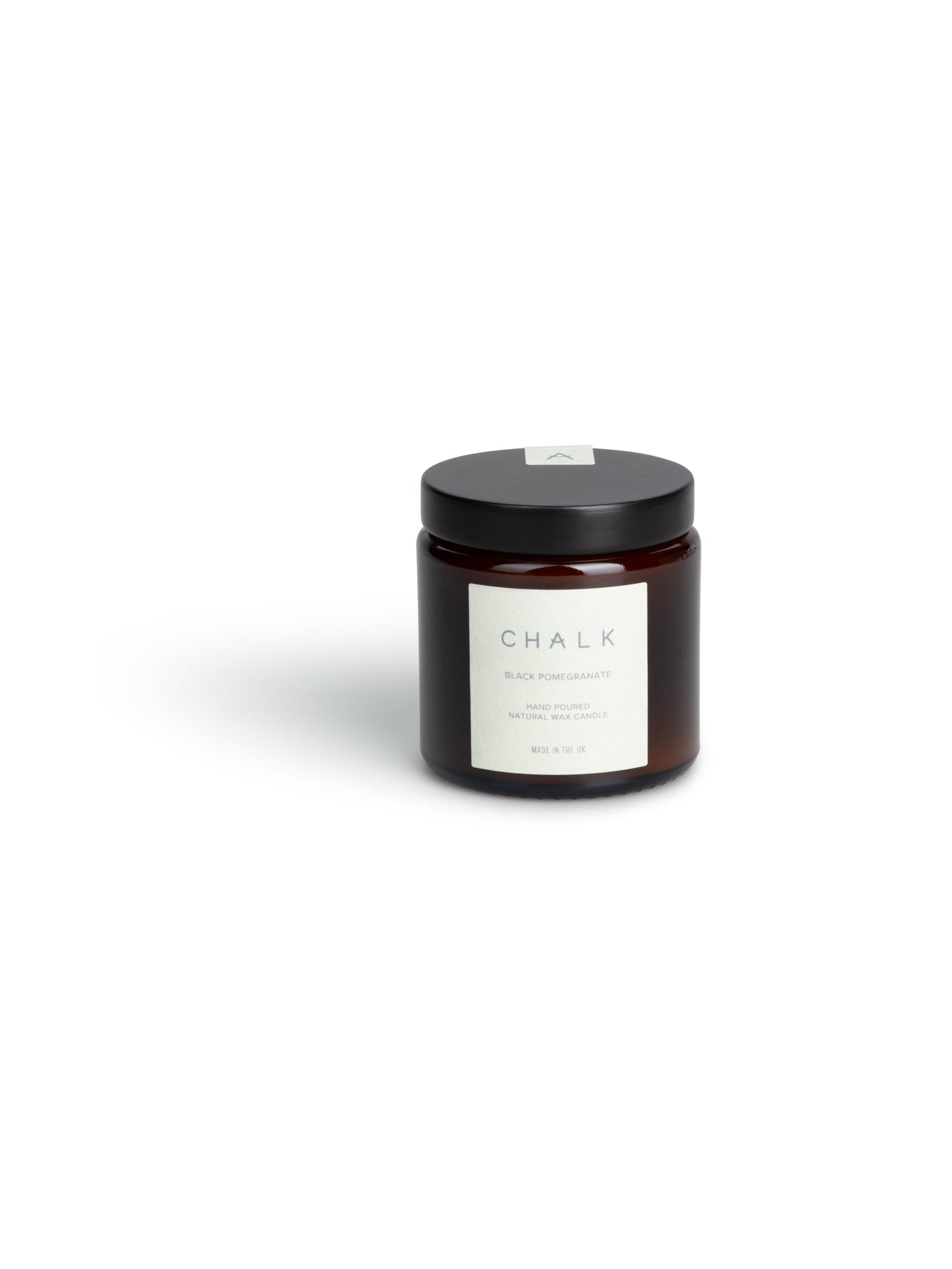 Amber Jar Candle | Black Pomegranate | 96g Chalk 